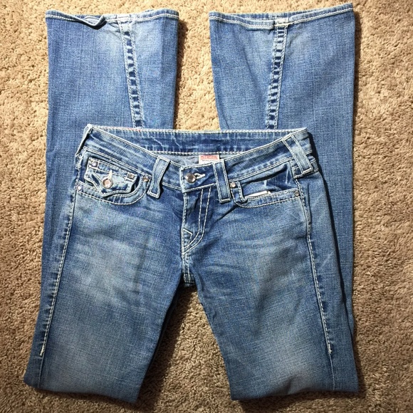 True Religion Disco Joey Big T Womens Denim sz 27 - Picture 6 of 8